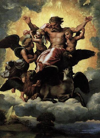 RAFFAELLO Sanzio The Vision of Ezekiel china oil painting image